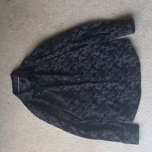 International Concepts I.N.C - Black Paisley dress shirt - Men's size Medium